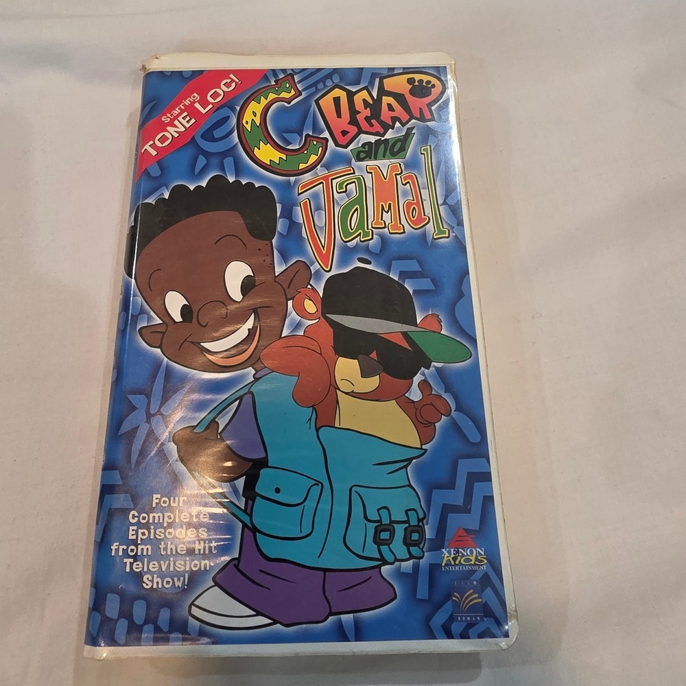 Xenon C-Bear and Jamal VHS Kids OS Blue Good 4 Episodes Tone Loc 1998